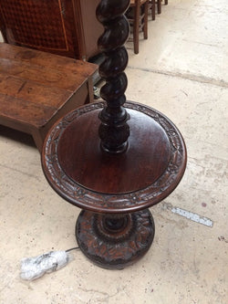 Walnut Standard Lamp With Coffee Table | Antique & Vintage | Moonee Ponds Antiques | Australia Wide Delivery