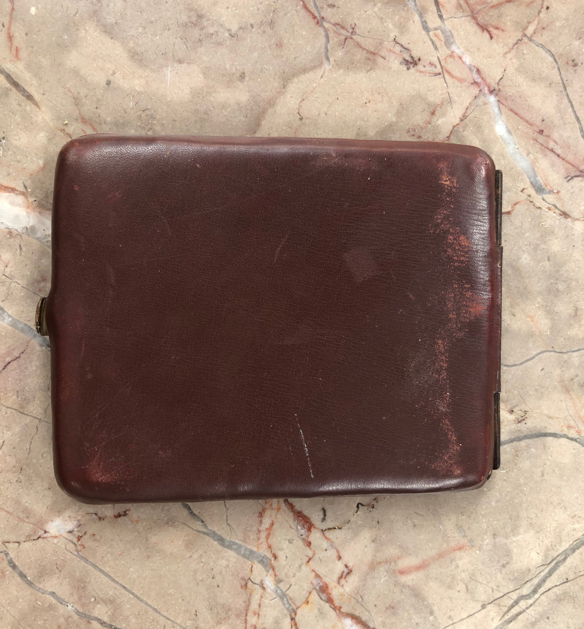 Edwardian Leather Case Travelling Miniature