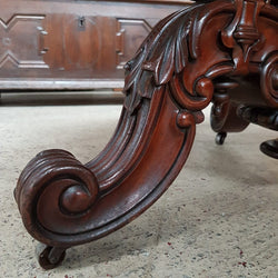 French Flame Mahogany Napoleon III Style Centre Table | Antique & Vintage | Moonee Ponds Antiques | Australia Wide Delivery