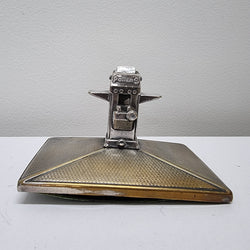Unusual Edwardian Silver Plate Blotter And Paperweight | Antique & Vintage | Moonee Ponds Antiques | Australia Wide Delivery