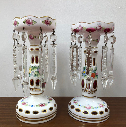 Late Victorian pair of matched Prisms