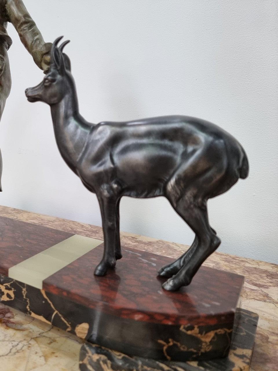 Beautiful Antique French Art Deco Boy Statue