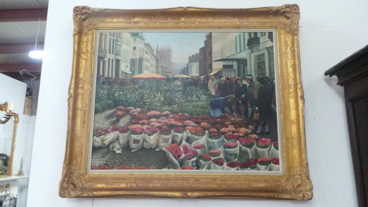 French Oil On Canvas Painting-2