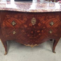 French Marble Top Commode-1