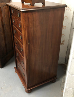 Lovely English Wellington Chest Of Drawers | Antique & Vintage | Moonee Ponds Antiques | Australia Wide Delivery