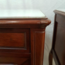 Pair of French Louis XV Style Bedside Cabinets
