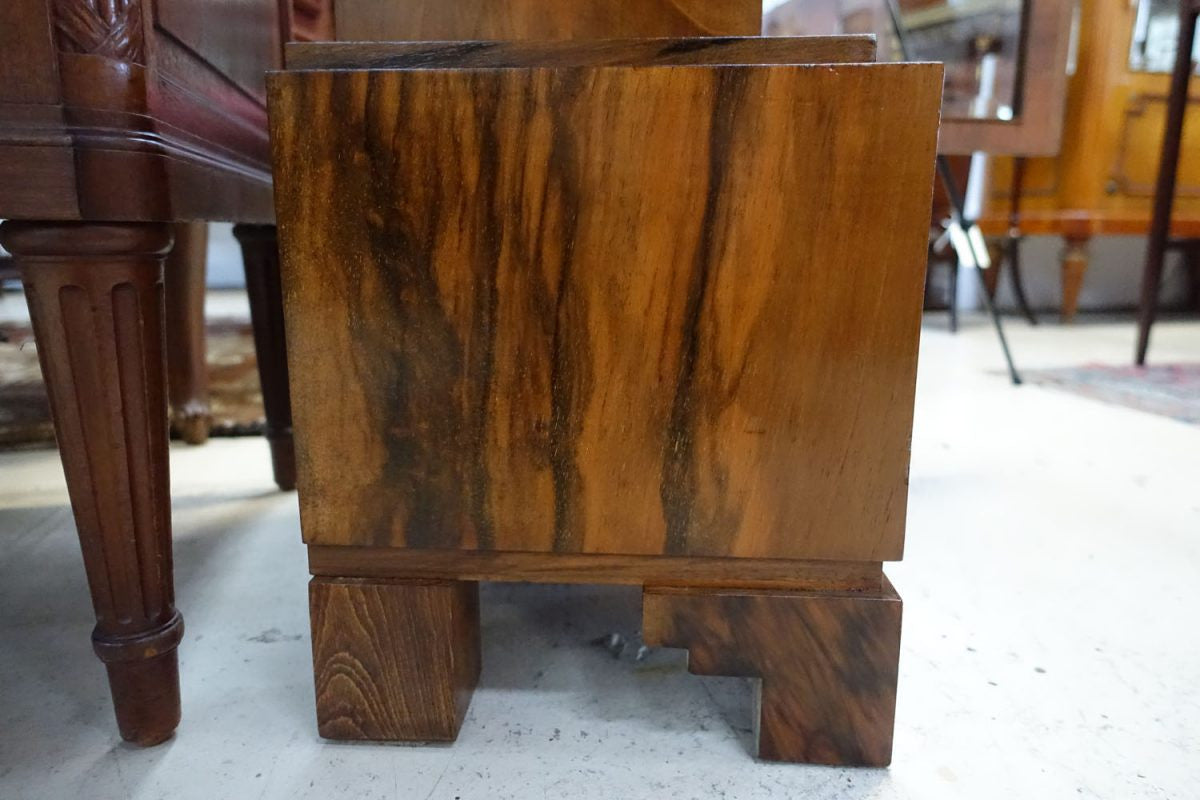 Art Deco Figured Walnut Grandfather Clock | Antique & Vintage | Moonee Ponds Antiques | Australia Wide Delivery