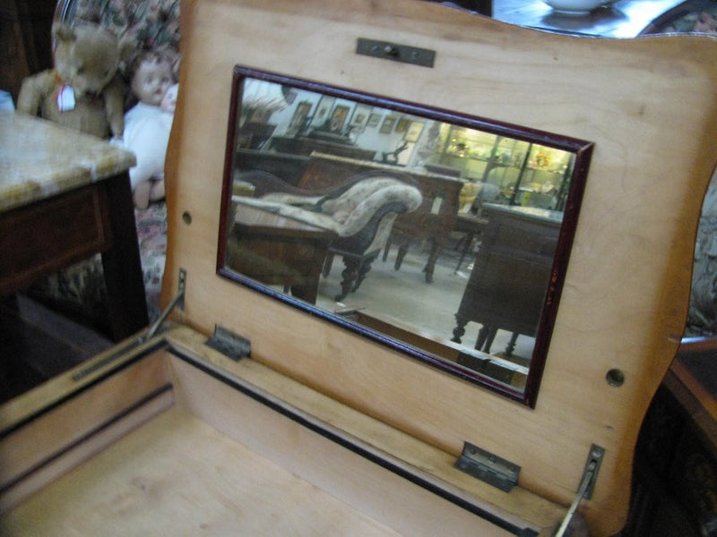 French Mahogany Louis XV Style Sewing Table