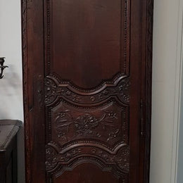 1780's French Bonnetiere Single Door Armoire