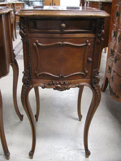 Pair of French Walnut Bedside Cabinets | Antique & Vintage | Moonee Ponds Antiques | Australia Wide Delivery