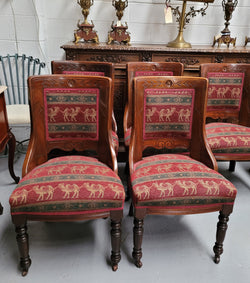 Matched Set of 12 Victorian Bowed Back Dinning Chairs | Antique & Vintage | Moonee Ponds Antiques | Australia Wide Delivery