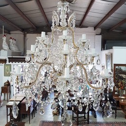 French Parisian Cage Chandelier