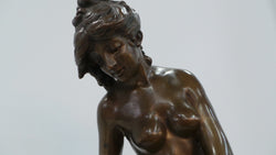 Rare French Bronze Statue Lady Figurine | Antique & Vintage | Moonee Ponds Antiques | Australia Wide Delivery