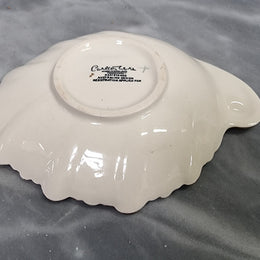 Carlton Ware Cream and Gold Small Dish