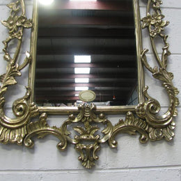 Small Brass Japanese Mirror