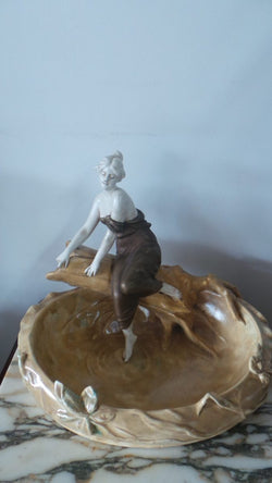 Amphora Lady Bowl | Antique & Vintage | Moonee Ponds Antiques | Australia Wide Delivery