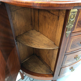 Superb half round French Side Cabinet