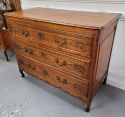French Louis 15th Style Three Drawer Chest Featuring Carved Drawers | Antique & Vintage | Moonee Ponds Antiques | Australia Wide Delivery