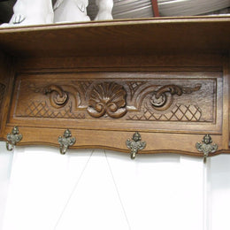 French Oak Hat Rack