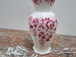 Pretty Pink & White Royal Albert "Paradise" Vase | Antique & Vintage | Moonee Ponds Antiques | Australia Wide Delivery