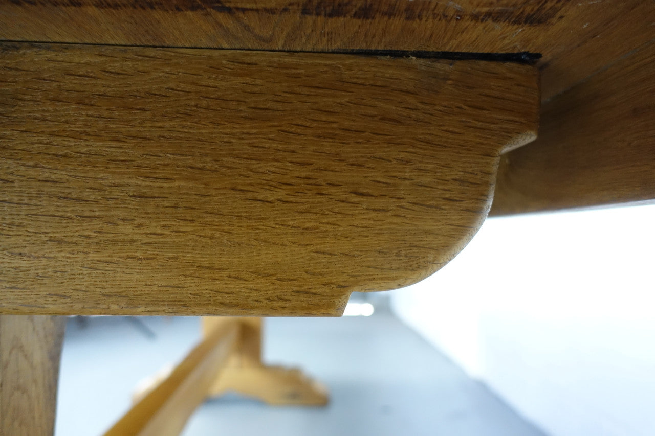 Amazing Rustic Oak French 10 Seater Refectory Farmhouse Table | Antique & Vintage | Moonee Ponds Antiques | Australia Wide Delivery
