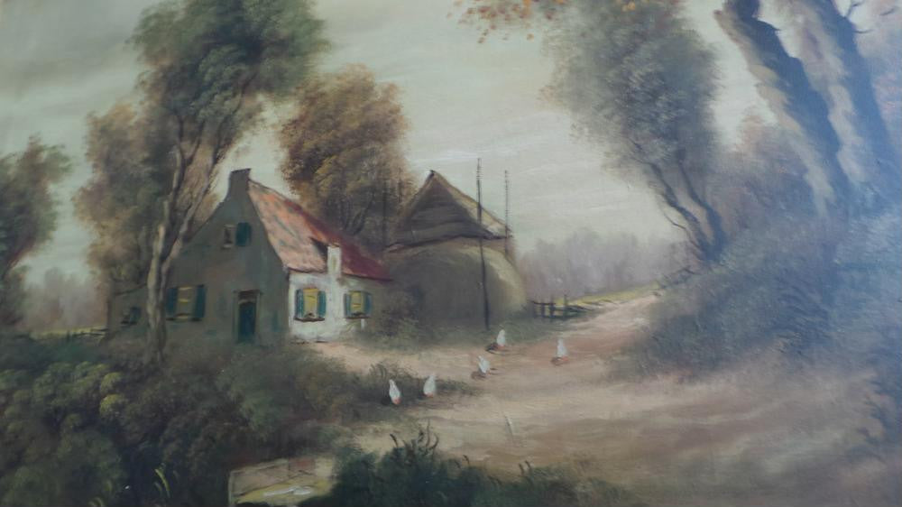Oil On Canvas Painting | Antique & Vintage | Moonee Ponds Antiques | Australia Wide Delivery