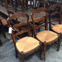 Set 10 French Provincial Dining Chairs