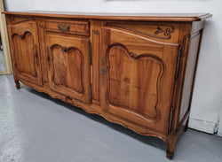 French Walnut Louis XV Style Three Door Sideboard | Antique & Vintage | Moonee Ponds Antiques | Australia Wide Delivery