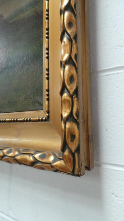 French Oil Painting On Canvas | Antique & Vintage | Moonee Ponds Antiques | Australia Wide Delivery