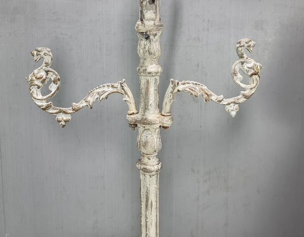 Lovely Antique French cast iron hat /coat/umbrella stand with ten arms, and in good original detailed condition.