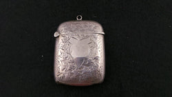 Sterling Silver Vesta Case | Antique & Vintage | Moonee Ponds Antiques | Australia Wide Delivery