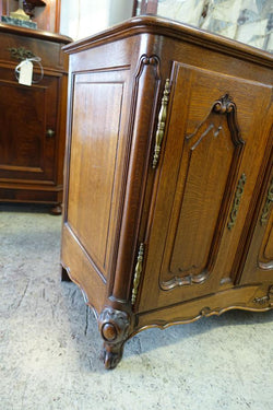 French Oak Entertainment Cupboard | Antique & Vintage | Moonee Ponds Antiques | Australia Wide Delivery