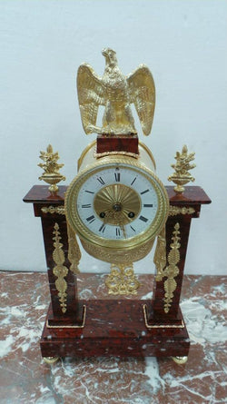 French Regency Style Mantle Clock | Antique & Vintage | Moonee Ponds Antiques | Australia Wide Delivery