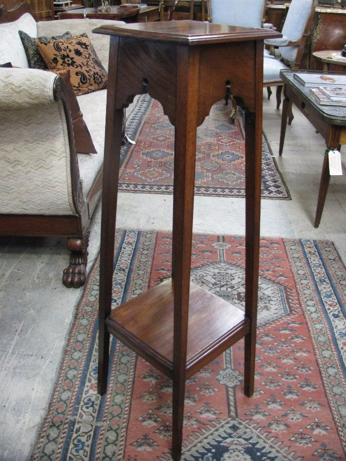 Walnut Pedestal | Antique & Vintage | Moonee Ponds Antiques | Australia Wide Delivery
