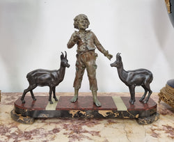 Beautiful Antique French Art Deco Boy Statue | Antique & Vintage | Moonee Ponds Antiques | Australia Wide Delivery