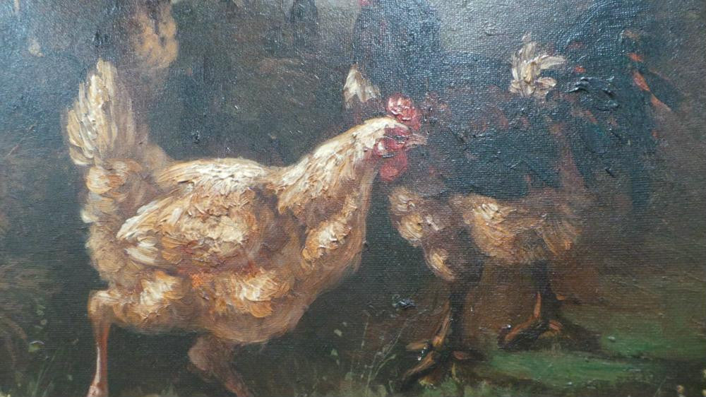 French Oil Painting On Canvas | Antique & Vintage | Moonee Ponds Antiques | Australia Wide Delivery