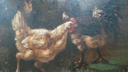 French Oil Painting On Canvas | Antique & Vintage | Moonee Ponds Antiques | Australia Wide Delivery