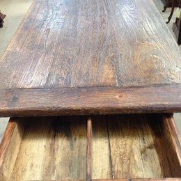 Antique French Oak Refectory Table