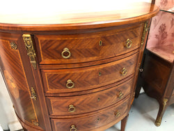 Superb half round French Side Cabinet | Antique & Vintage | Moonee Ponds Antiques | Australia Wide Delivery