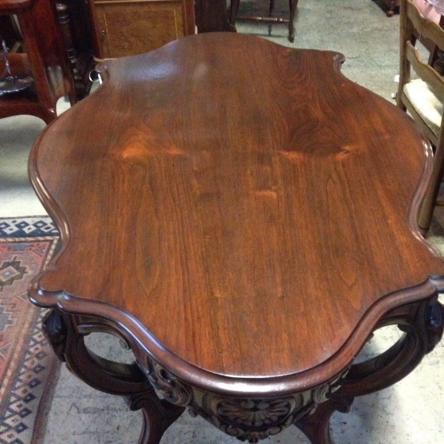 Napoleon III Mahogany Centre Table | Antique & Vintage | Moonee Ponds Antiques | Australia Wide