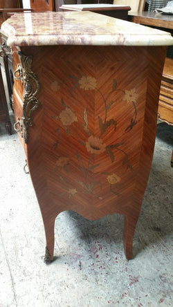 Louis XV Three Drawer Marble Top Commode | Antique & Vintage | Moonee Ponds Antiques | Australia Wide Delivery