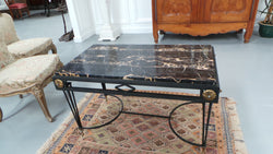 Stunning Portoro Marble Coffee Table | Antique & Vintage | Moonee Ponds Antiques | Australia Wide Delivery
