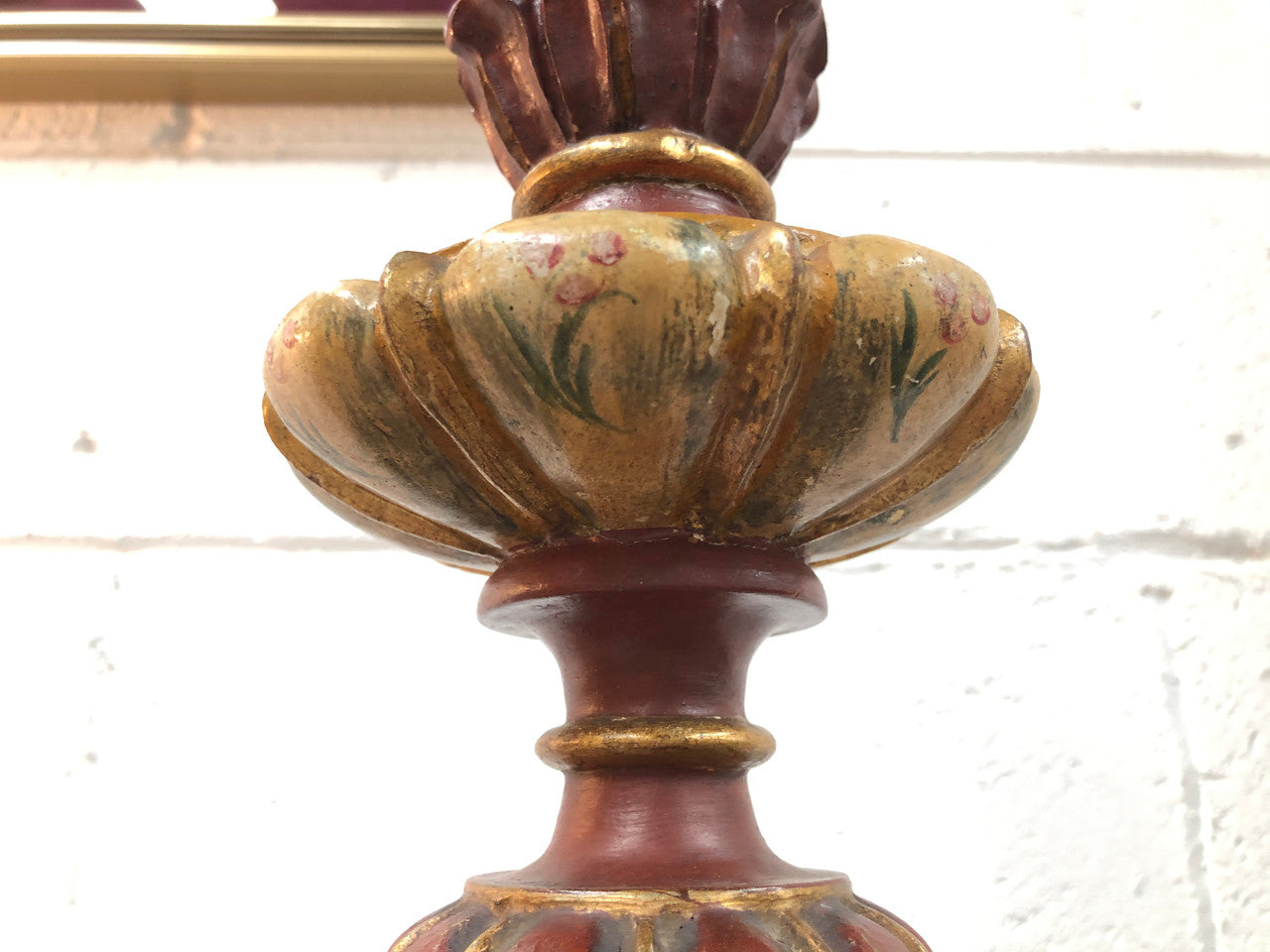 Painted Standard Lamp Base | Antique & Vintage | Moonee Ponds Antiques | Australia Wide