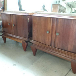 Pair Of Art Deco Bedside Cabinets-2