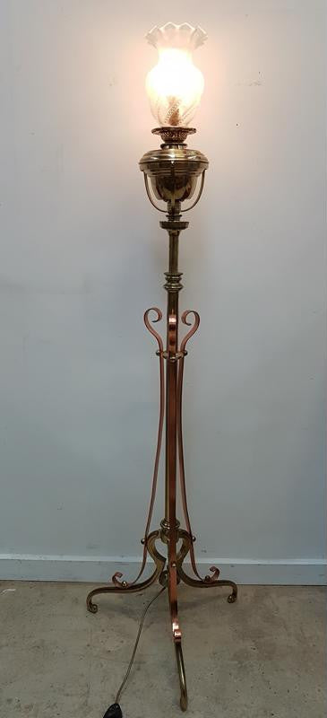 Art Nouveau Floor Lamp | Antique & Vintage | Moonee Ponds Antiques | Australia Wide Delivery