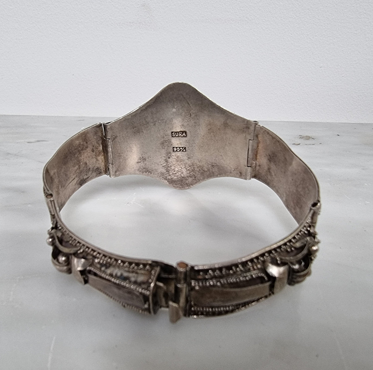 Antique Chinese Foo Dog Silver Bracelete | Antique & Vintage | Moonee Ponds Antiques | Australia Wide Delivery