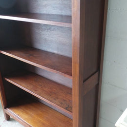 Fabulous Arts and Crafts Blackwood Open Bookcase