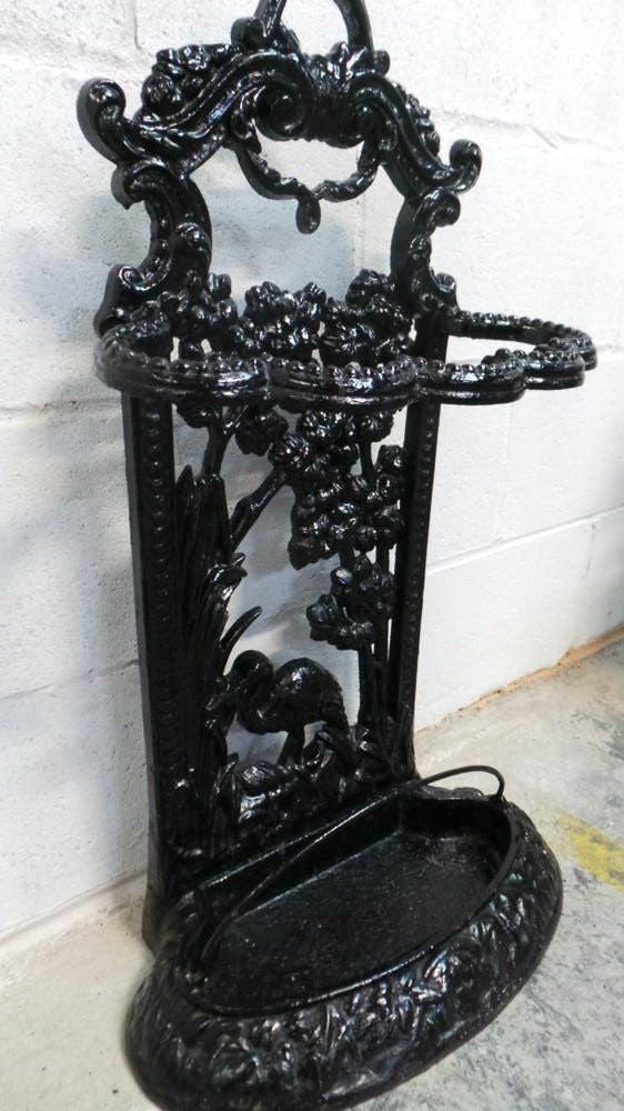 French Cast Iron Hall Stand-1