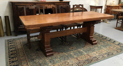 Fabulous French Stretcher Base Farmhouse Table | Antique & Vintage | Moonee Ponds Antiques | Australia Wide Delivery