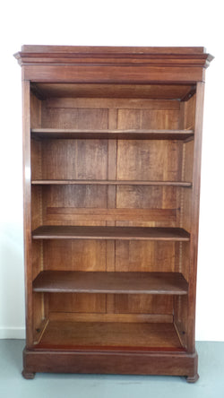 Louis Phillipe Mahogany French Open Bookcase | Antique & Vintage | Moonee Ponds Antiques | Australia Wide Delivery
